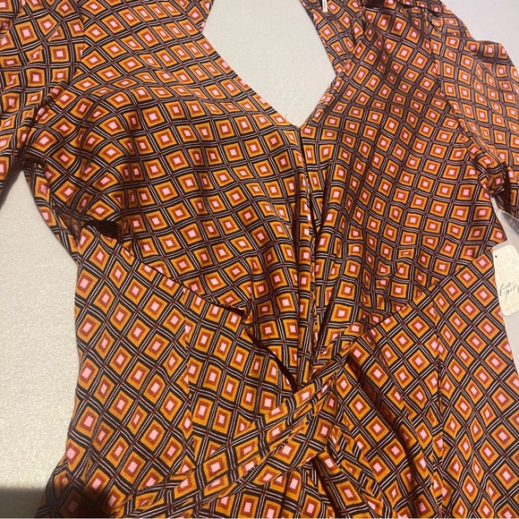 Free People It Takes Two Sleeve Mini Dress Sz Medium NWT Contemporary Cut Out - Picture 7 of 13